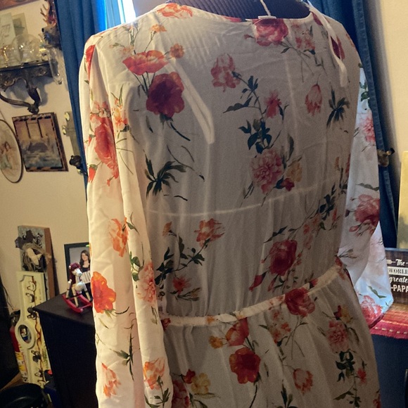 L.I.F.E. Is for eternity Sheer  high low dress NWT size L - Picture 7 of 10